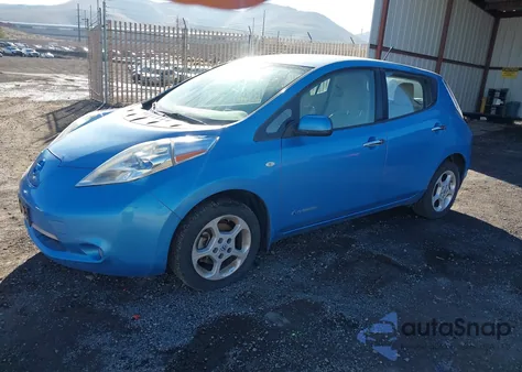 2012 Nissan Leaf Sl z USA, uszkodzony, nr VIN JN1AZ0CP0CT017891